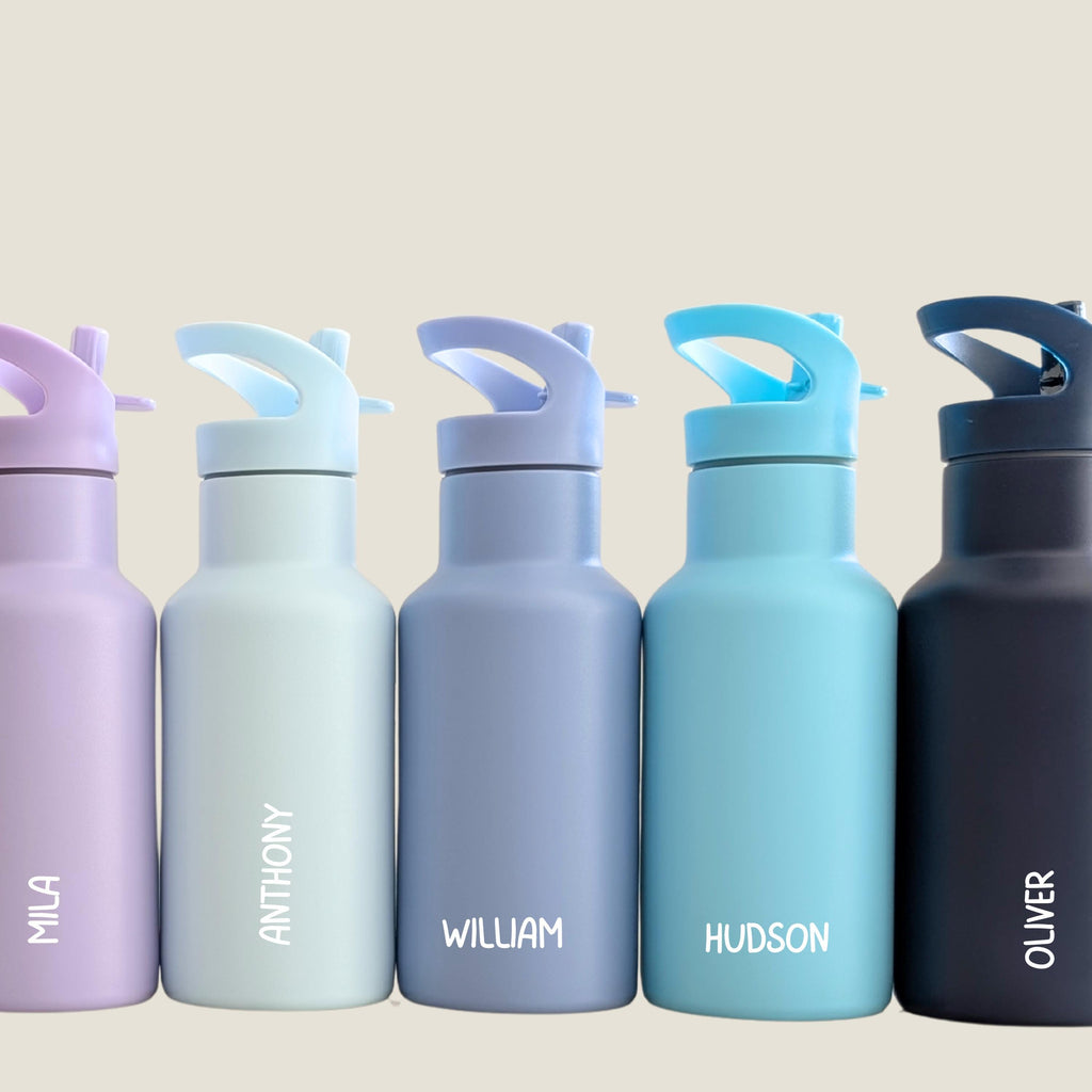 PAK-AH-BOO insulated stainless steel kids straw bottles