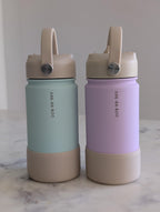 PAK-AH-BOO kids sipper bottles in Mint and Lilac Purple