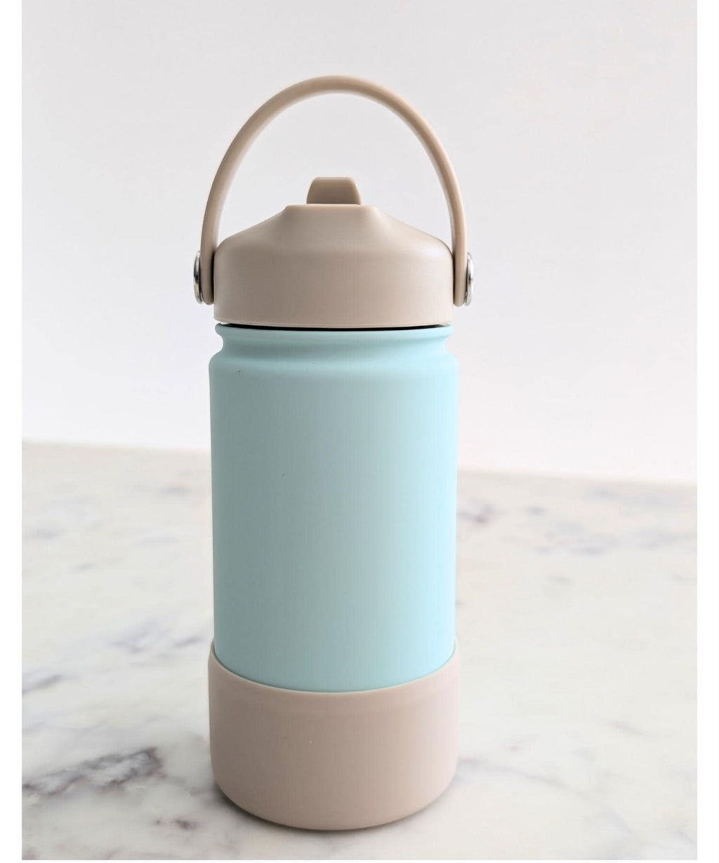 PAK-AH-BOO insulated toddler water bottle with carry handle – Powder Blue