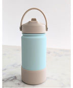 PAK-AH-BOO insulated toddler water bottle with carry handle – Powder Blue