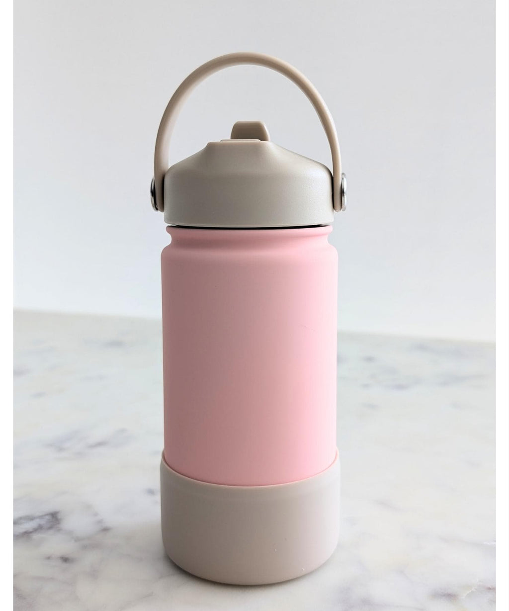 PAK-AH-BOO personalised kids sipper bottle 400ml – Floss Pink