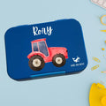 Personalized Tractor Bento Box: Tritan Tray, 4 or 6 Compartments