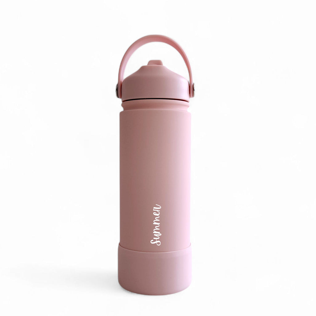 PAK-AH-BOO 500ml insulated drink bottle – Floss Pink