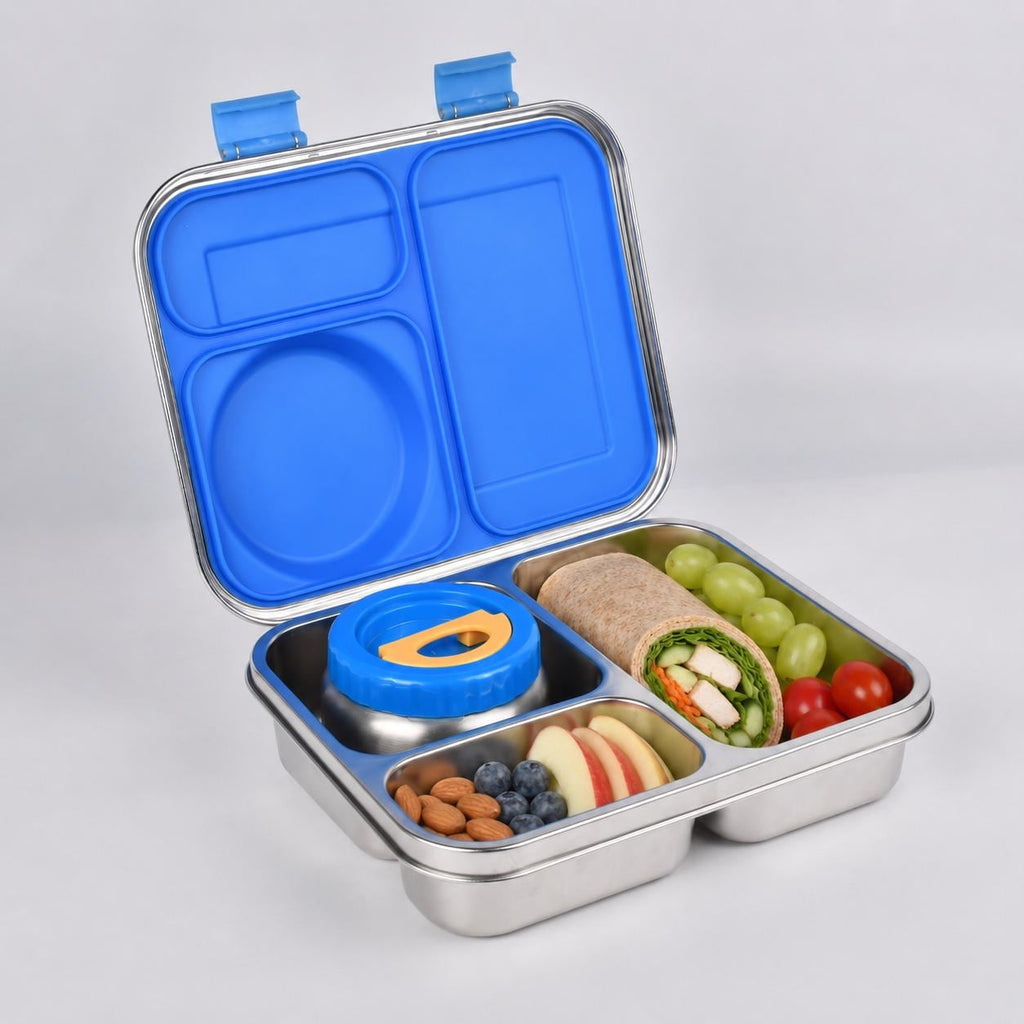 Personalised engraved stainless steel bento lunch box with insulated food jar – PAK-AH-BOO ThermoBox – photo 8