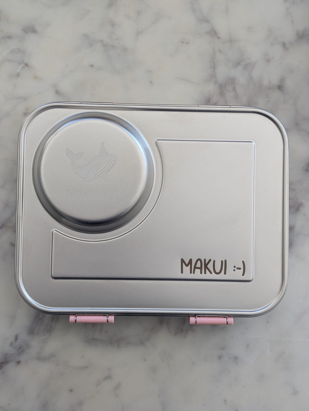 Personalised engraved stainless steel bento lunch box with insulated food jar – PAK-AH-BOO ThermoBox – photo 14