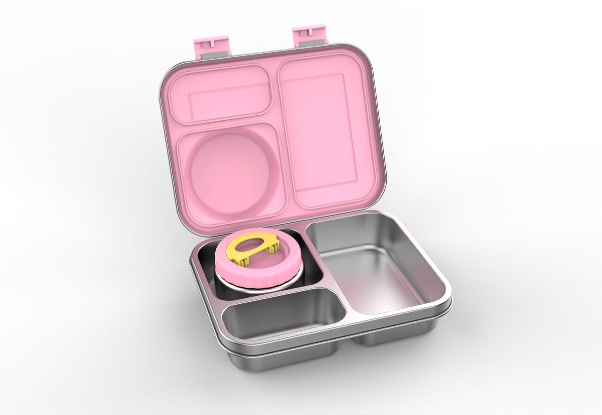 Personalised engraved stainless steel bento lunch box with insulated food jar – PAK-AH-BOO ThermoBox – photo 5