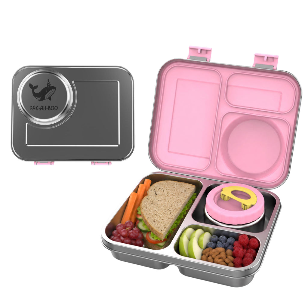 Personalised engraved stainless steel bento lunch box with insulated food jar – PAK-AH-BOO ThermoBox – photo 9
