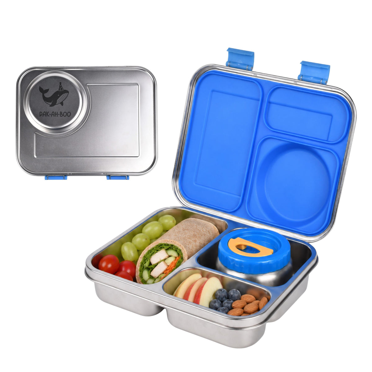 Personalised engraved stainless steel bento lunch box with insulated food jar – PAK-AH-BOO ThermoBox – photo 10