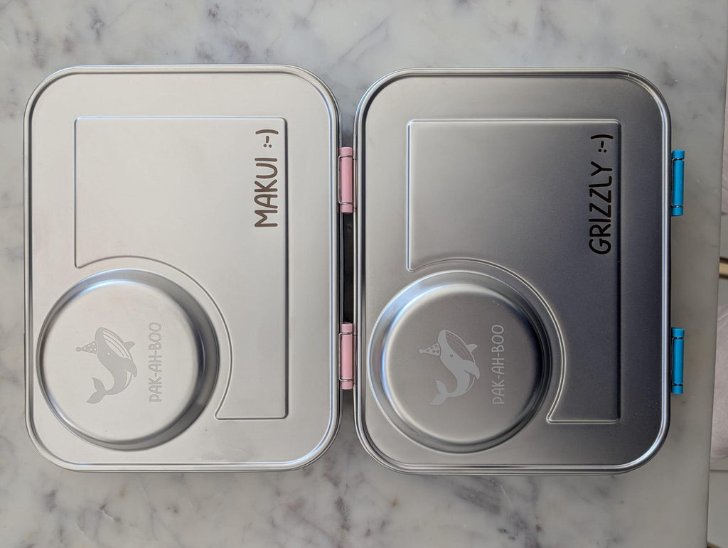 Personalised engraved stainless steel bento lunch box with insulated food jar – PAK-AH-BOO ThermoBox – photo 16