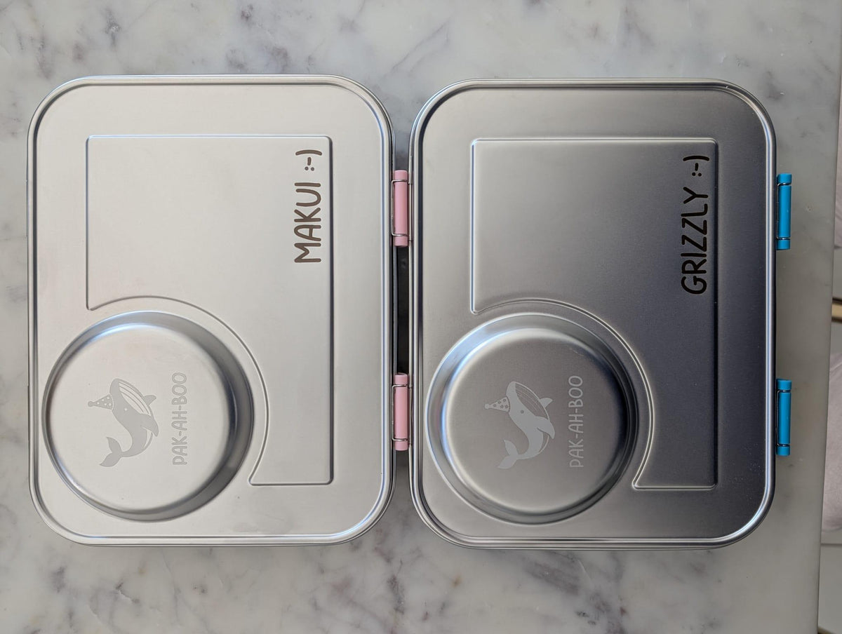 Personalised engraved stainless steel bento lunch box with insulated food jar – PAK-AH-BOO ThermoBox – photo 16