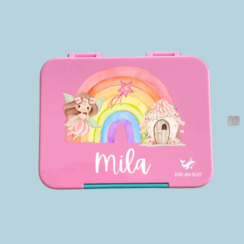 PAK-AH-BOO personalised rainbow fairy kids bento box – Funbox Large