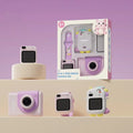Unicorn kids camera watch set – purple camera, kids smart watch and unicorn case in gift box